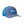 Load image into Gallery viewer, Naked bat co blue trucker hat front angled
